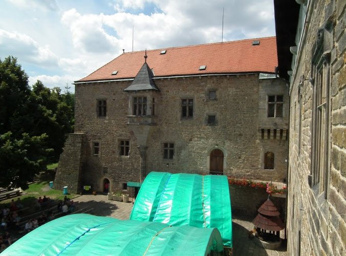 Former Water Castle Budyně Nad Ohri, Budyně nad Ohří, Czech Republic (Czechia)